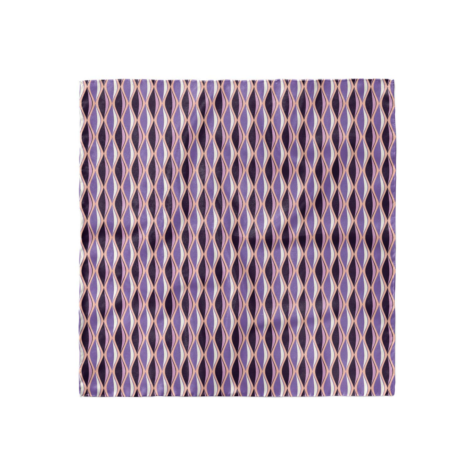 Ambesonne Abstract Hair Scarf - Stylish Head Wrap with Vertical Wavy Lines for Women | Perfect for Fashion Accessories, Beach Outfits & Everyday Wear