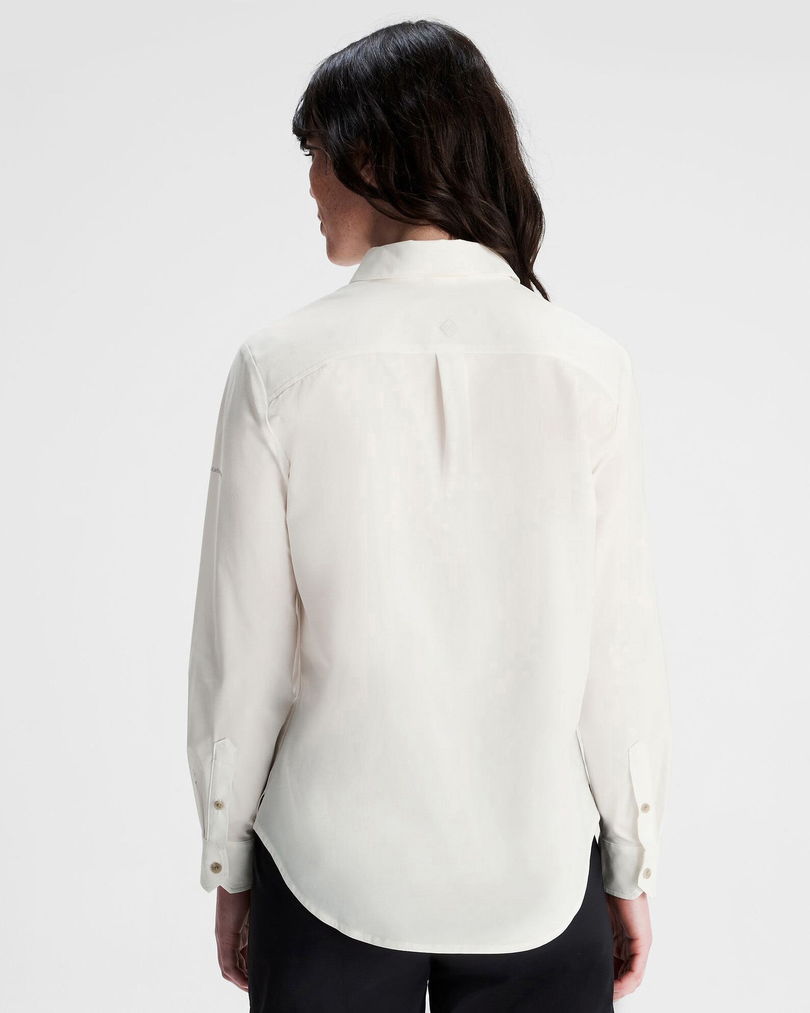 Women's UPF 50+ Sun Protection Long Sleeve Shirt - Lightweight Breathable White Sun Shirt for Hiking, Beach & Outdoor Activities