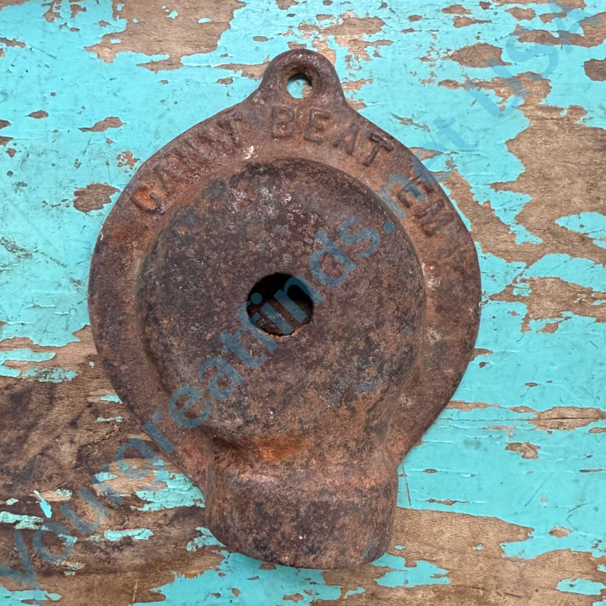 Vintage Cast Iron L R Nelson Can't Beat EM Lawn Garden Water Sprinkler - Heavy Duty Metal Oscillating Sprinkler for Yard, Garden & Lawn Irrigation - Perfect for Watering Grass, Plants & Flower Beds