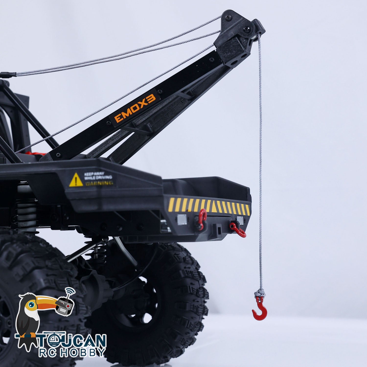 CROSSRC EMO X3 1/8 Scale 4WD RC Crawler Truck - 4x4 Off-Road Remote Control Car with ESC, Motor & Servo for Rock Crawling, Trail Adventures & DIY Model Building