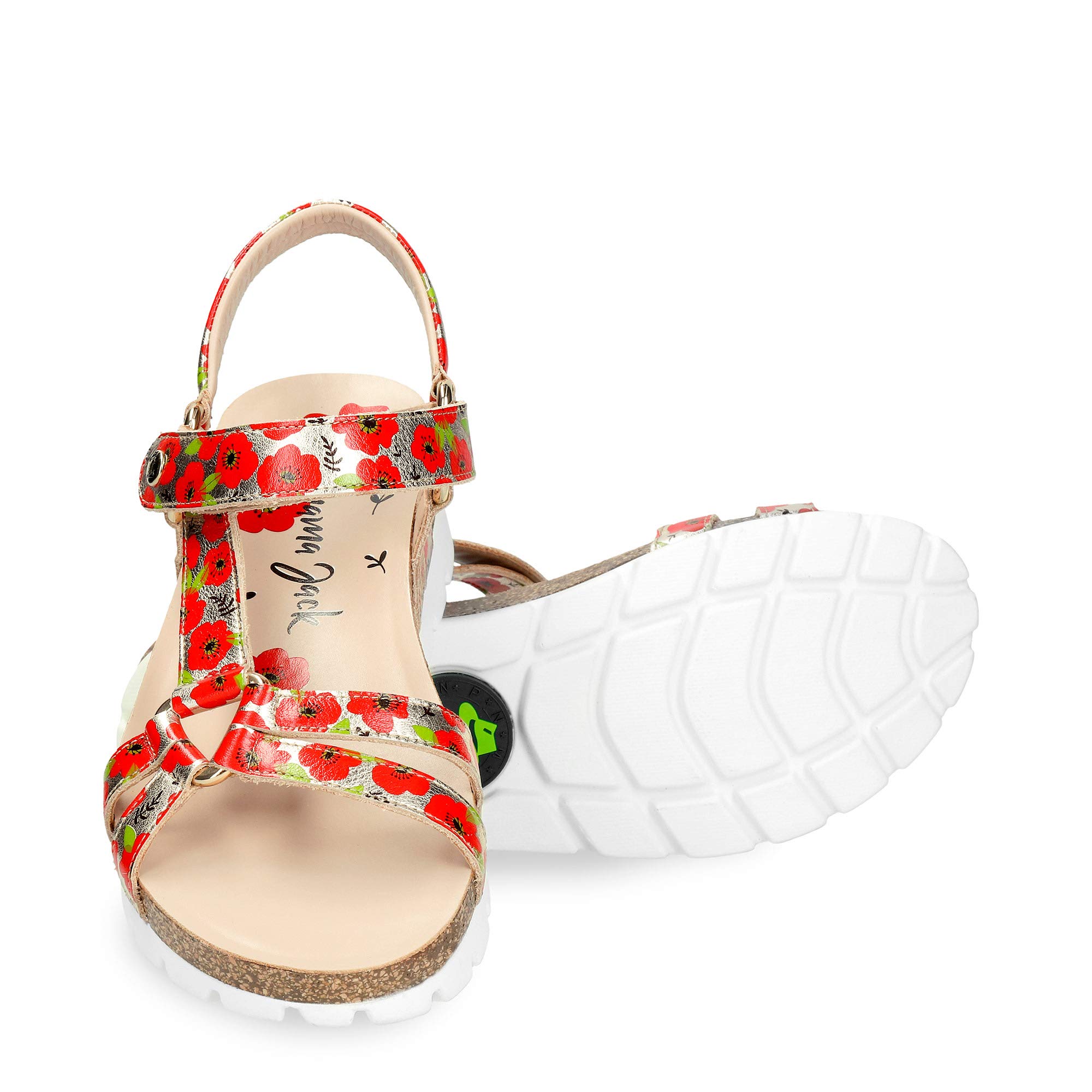 Panama Jack Women's Sally Garden B3 Comfortable Casual Sandals for Walking, Beach & Summer Outfits