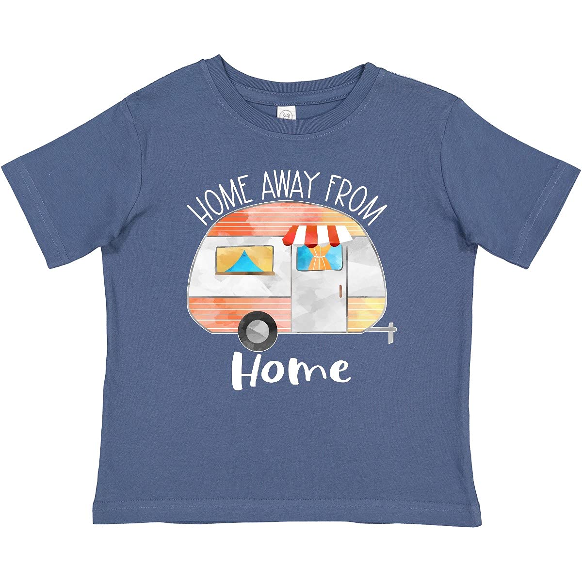 Inktastic Orange Camper Baby T-Shirt - Cute Travel-Themed Outfit for Infants & Toddlers | Perfect for Road Trips, Camping & Family Vacations