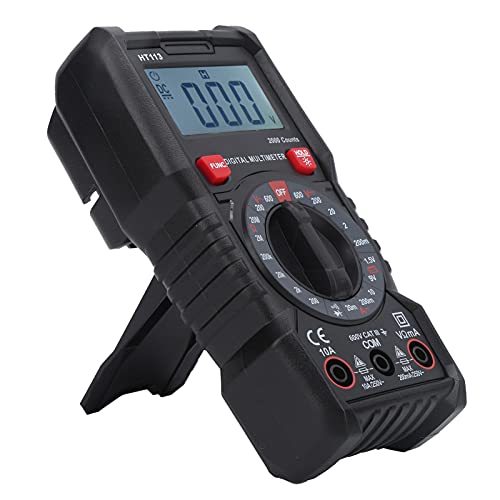 Digital Multimeter 600V 10A AC/DC Voltage Tester - Smart Current Voltage Meter for Home, Car, and Electrical DIY Projects