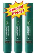 Rishiri Hair Coloring Stick 3-Pack - Natural Black Hair Dye for Men & Women | Quick & Easy Root Touch-Up, Gray Coverage | Perfect for Travel, Home Use, and On-The-Go Styling