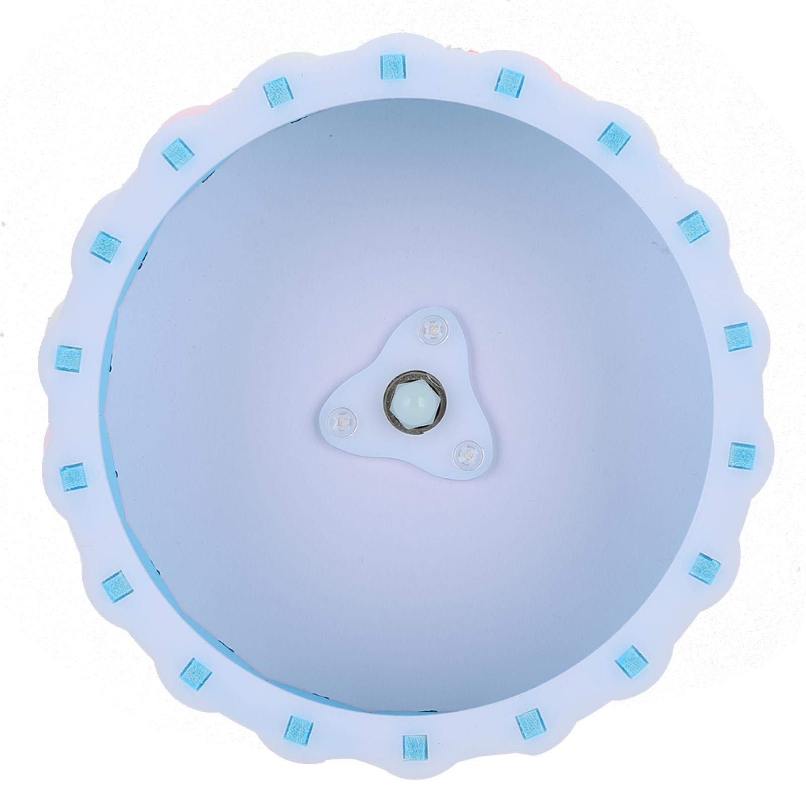 Silent Hamster Running Wheel 5.9in - Exercise Wheel for Guinea Pigs, Small Pets - Quiet Spinner Toy with Non-Slip Base for Cage, Playtime & Nighttime Use