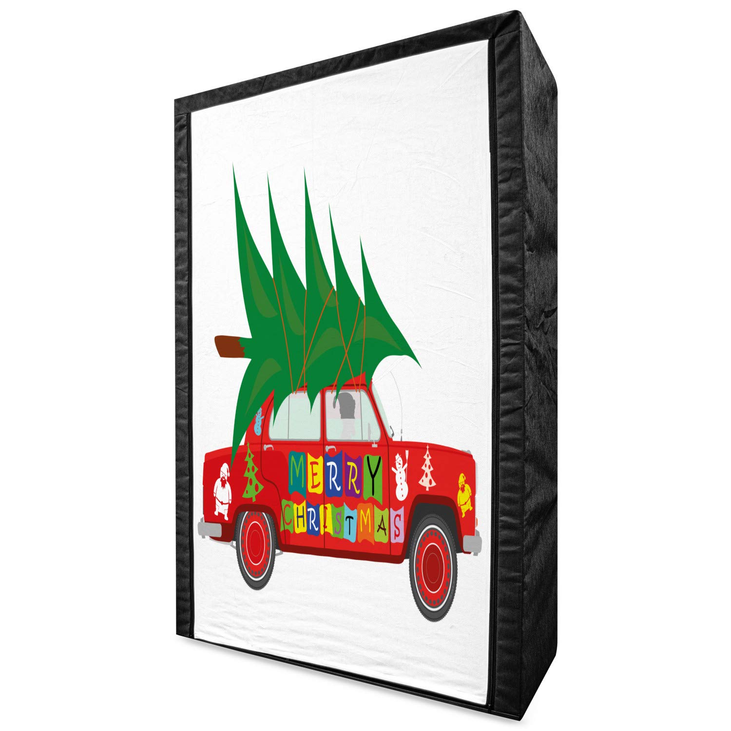 Ambesonne Christmas Portable Fabric Wardrobe - 42.5
