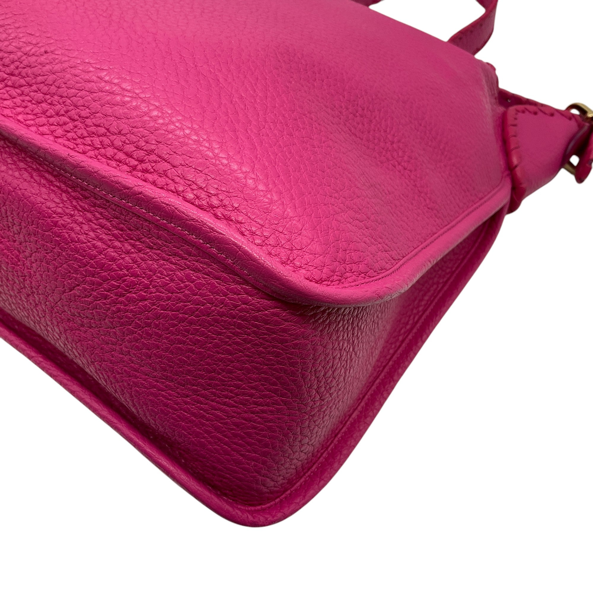 Loewe Pink Leather Granada Shoulder Bag for Women | Luxury Designer Crossbody Purse | Perfect for Date Night, Travel & Everyday Use