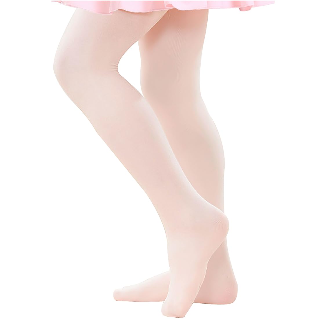 Girl's & Women's Ballet Dance Tights - Ultra Soft Stretch Footed Tights with Pro Hold - Perfect for Ballet, Dance Classes & Performance Practice
