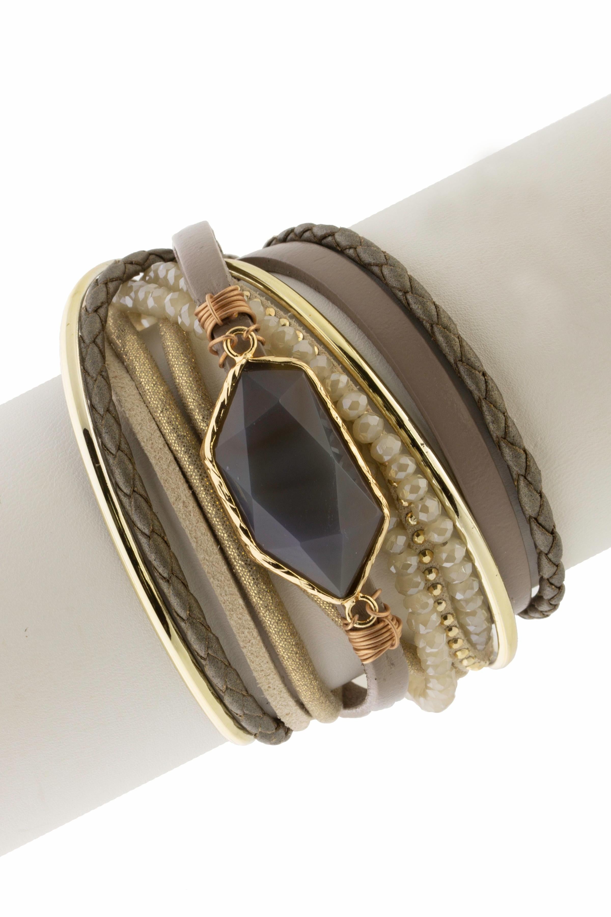 Endless Dream Double Wrap Bracelet for Women - Adjustable Boho Beaded Friendship Jewelry - Perfect for Gifts, Layering & Everyday Wear