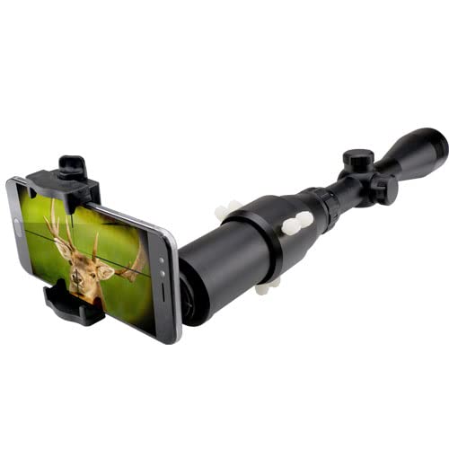 **Best Rifle Scope Mount Camera Adapter for Smartphone - Hunting & Shooting Teaching Accessory with Extension Tube - Perfect for Outdoor Adventures & Wildlife Observation**