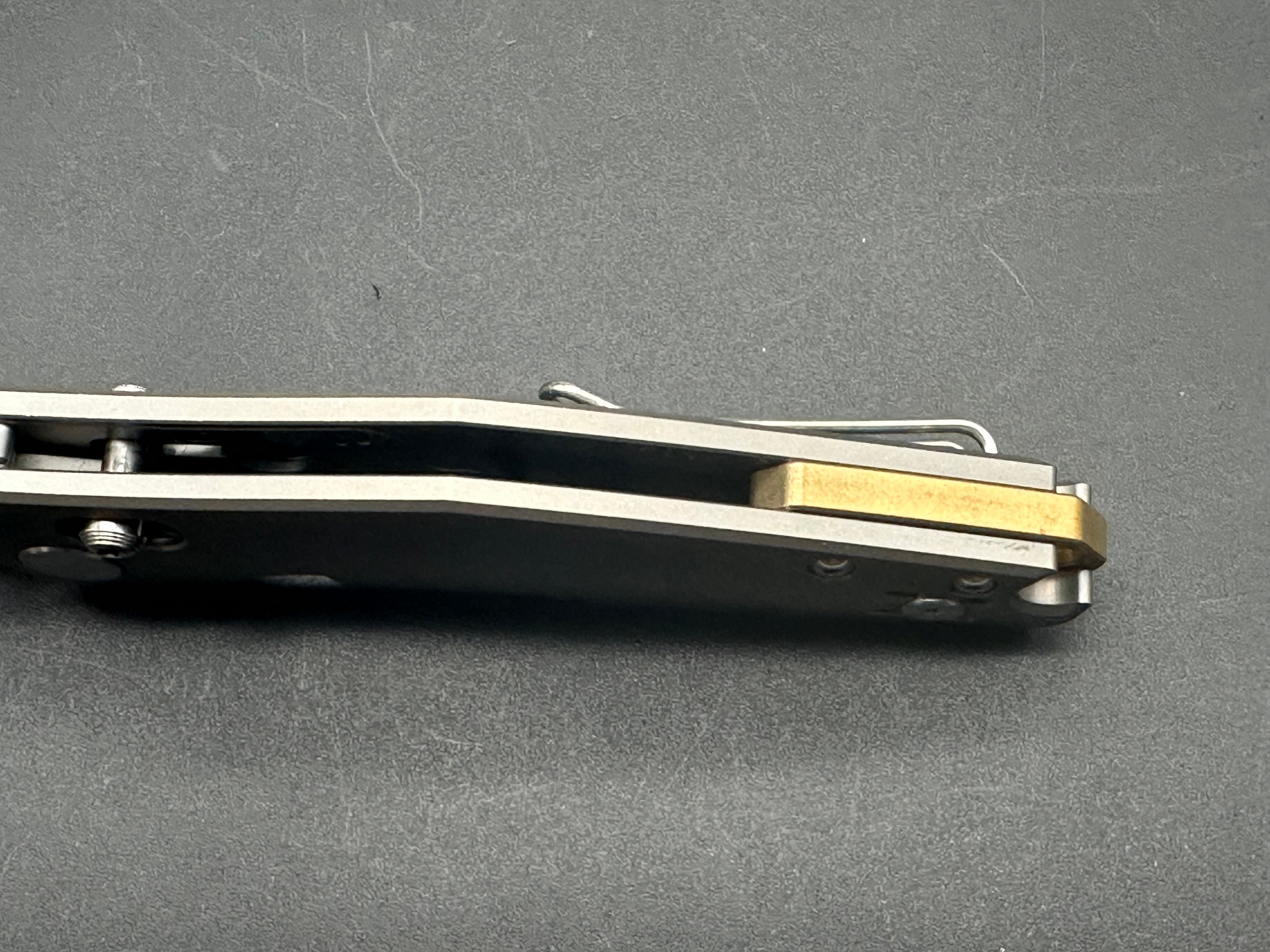 Giant Mouse Ace Nazca Cross Bar Lock Folding Knife - Full Titanium Handle, M390 Steel Blade - EDC, Outdoor, Camping, Survival Gear
