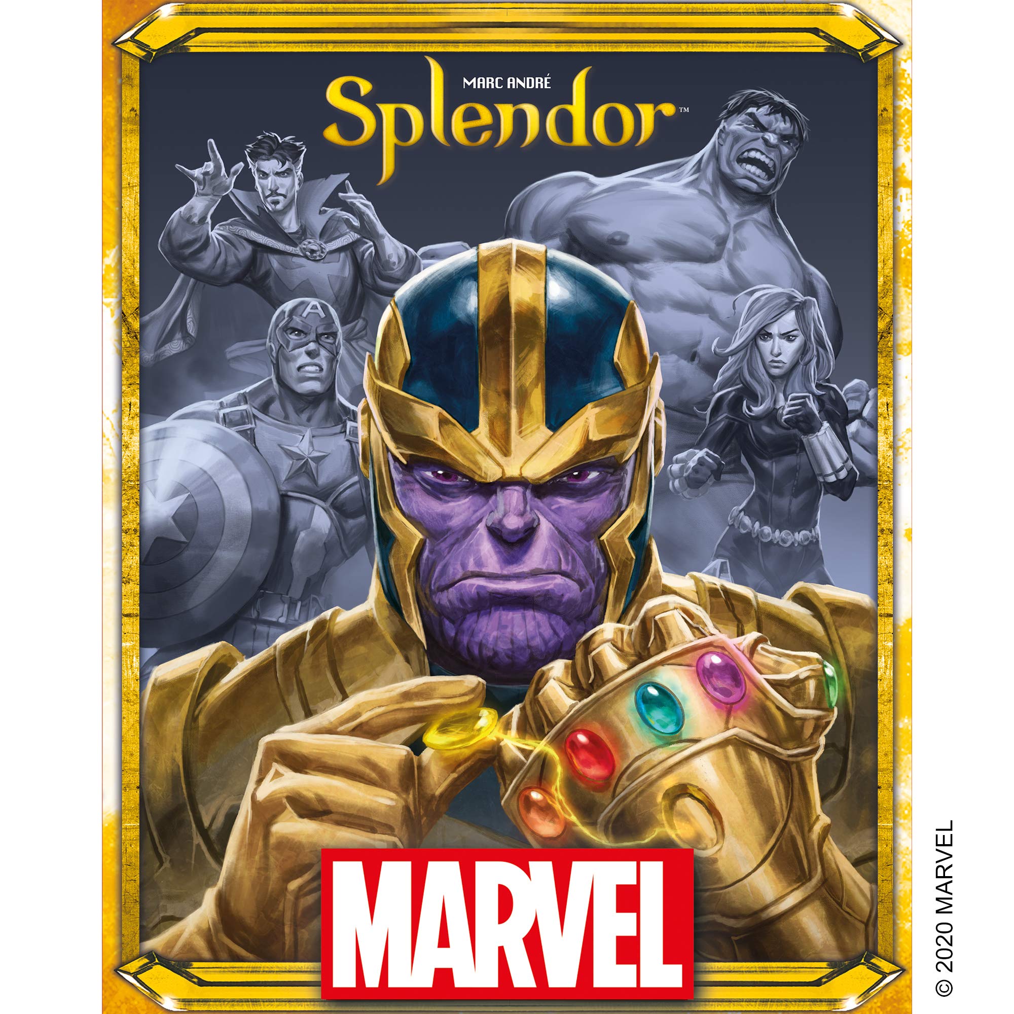 Splendor Marvel Board Game by Space Cowboys - Strategy Card Game for 2-4 Players Ages 10+ | Family Game Night Essentials | Perfect for Parties, Gifts & Indoor Activities | English Version