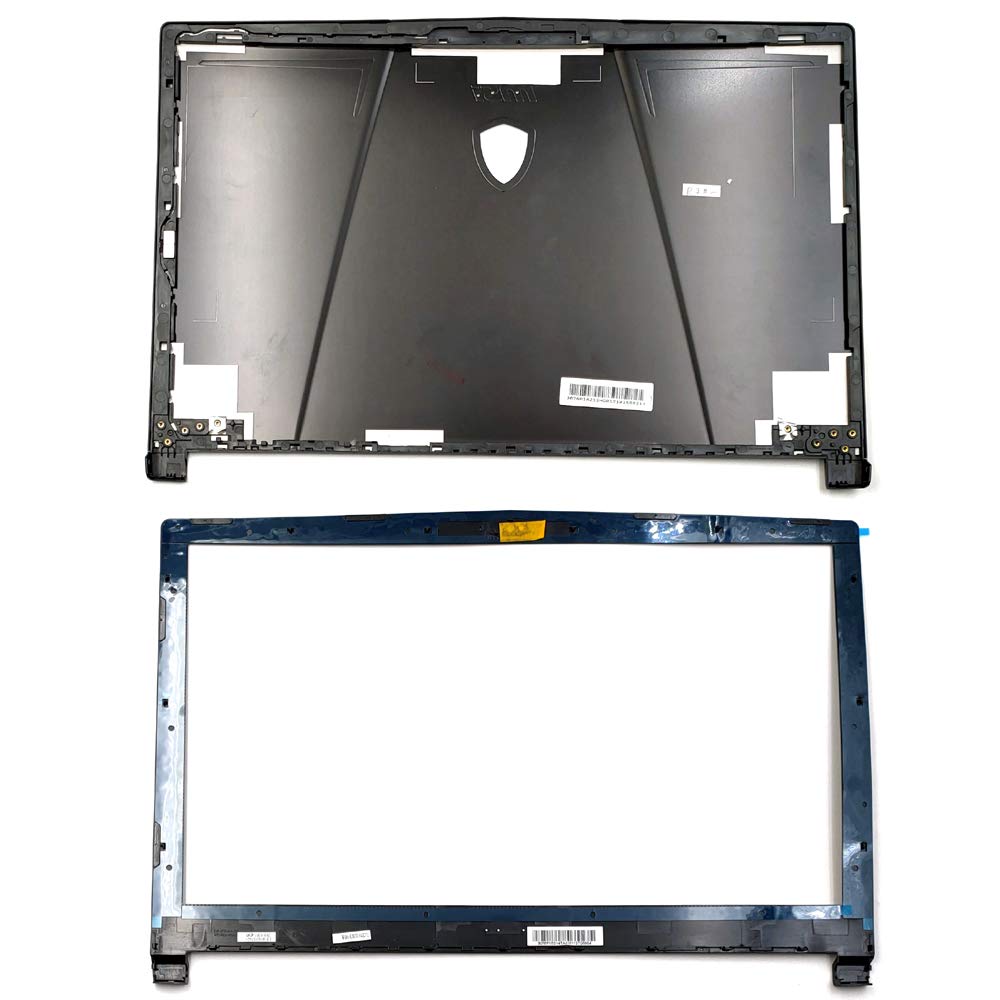 Original MSI GE63 LCD Back Cover & Front Bezel Replacement for GE63-7RC, GE63-7RD, GE63VR, GE63VR-7RE, GE63VR-7RF, MS-16P1 Models – Perfect for Screen Repair & Laptop Maintenance