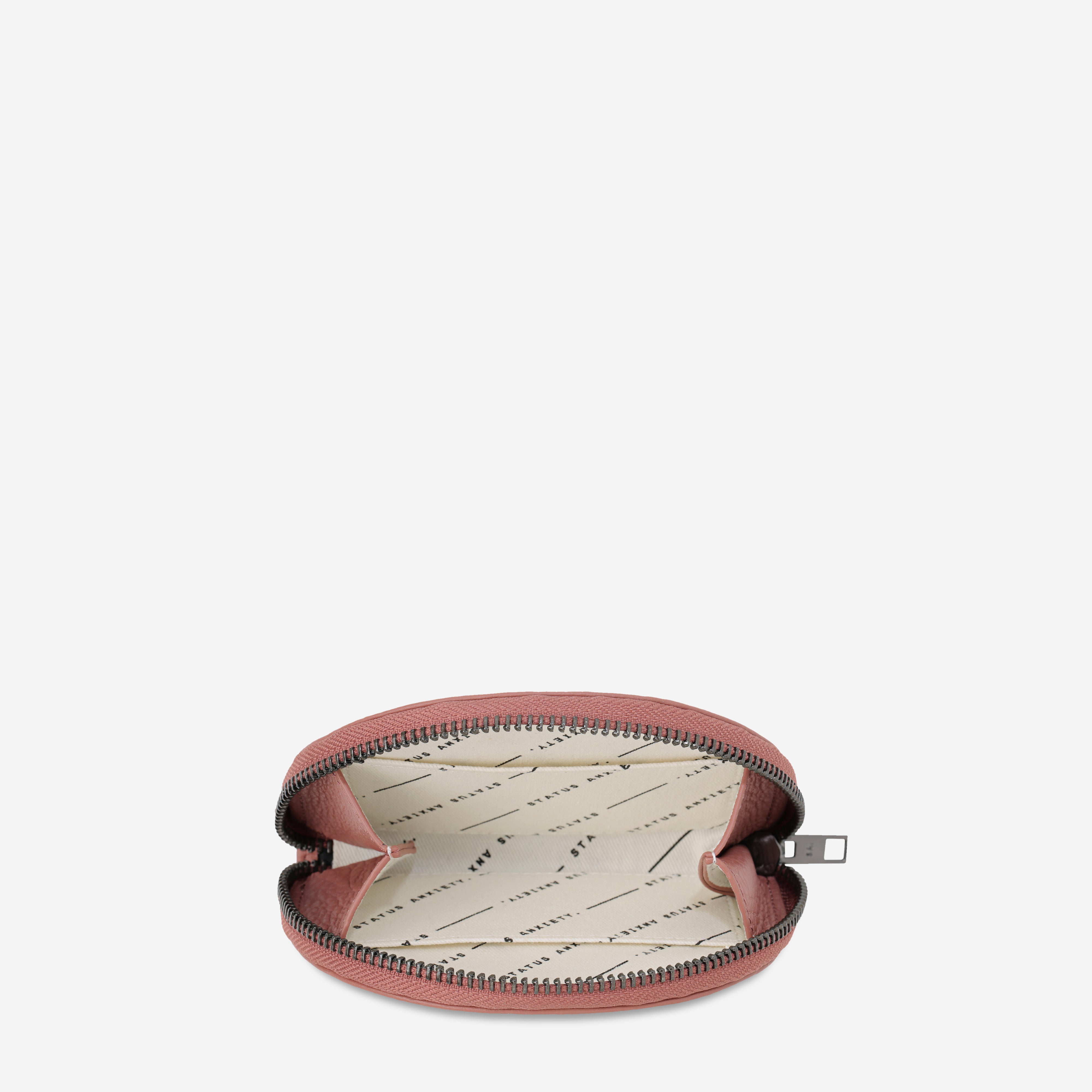 Lucid Wallet for Women - Slim RFID Blocking Leather Wallet in Dusty Rose | Perfect for Everyday Use, Travel & Gift Giving