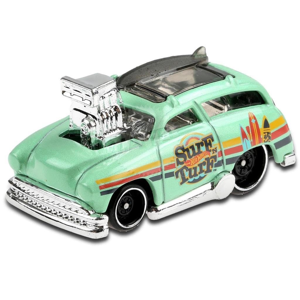 Hot Wheels Surf 'N Turf Green Die-Cast Car - Limited Edition 83/250 Tooned Series 8/10 - Collectible Toy for Kids & Adults - Perfect for Display, Play & Racing Scenes