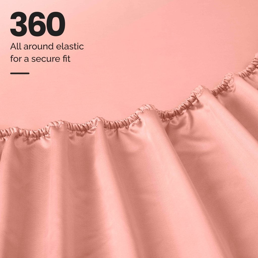 1000 Thread Count Egyptian Cotton Bed Sheet Set - Super Soft Luxury Sheets for Olympic Queen Size Bed - Perfect for Home, Hotel & Guest Room Comfort
