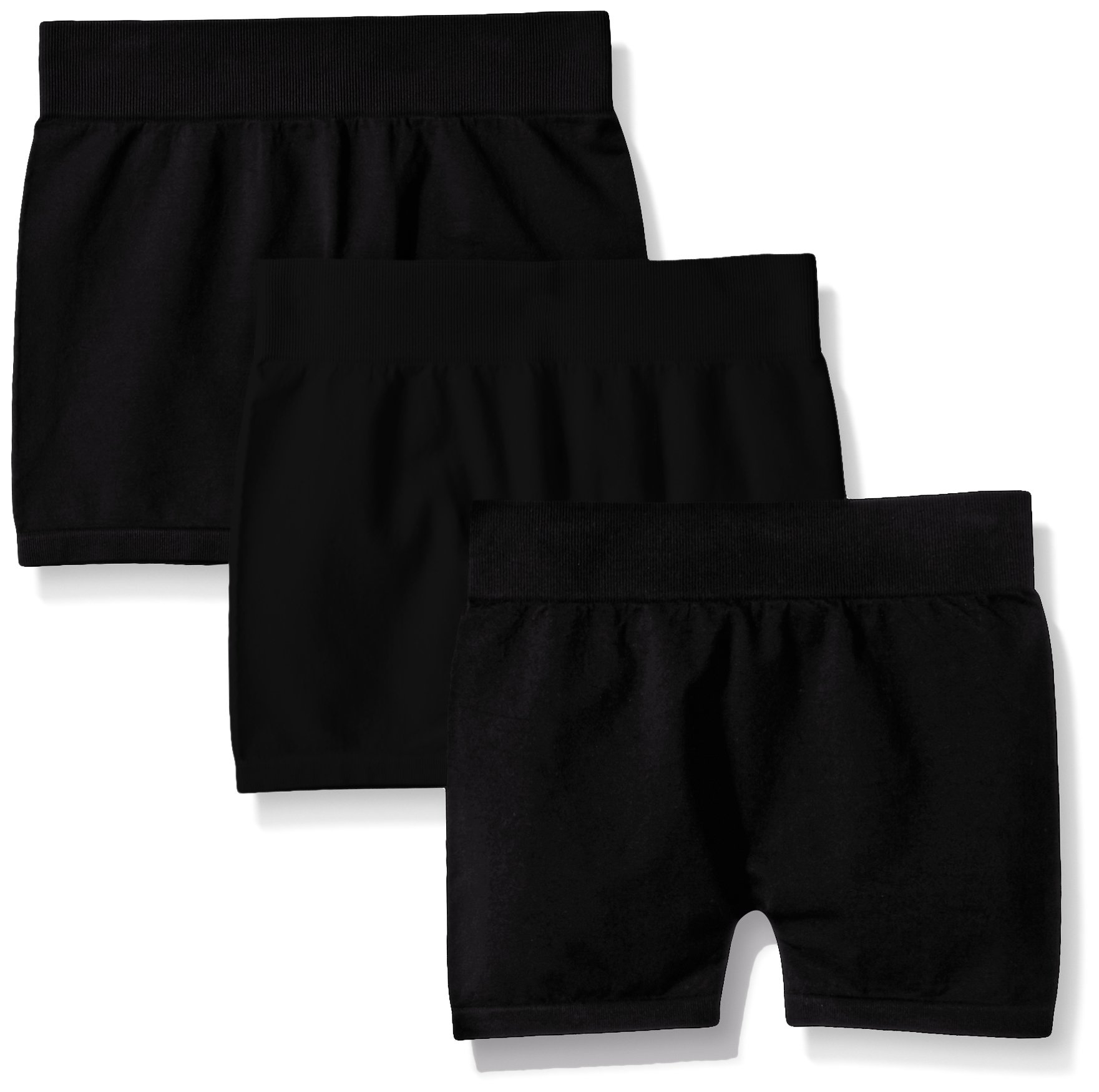 Pink House Girls' 3-Piece Seamless Shorts Set - Soft Cotton Comfort Shorts for Toddler & Kids - Perfect for Playtime, Sleepwear & Summer Outfits