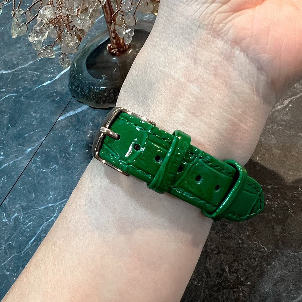 Aries Gold Green Genuine Leather Strap Women's Watch L 5046 RGGN GN - Elegant Fashion Accessory for Daily Wear & Special Occasions