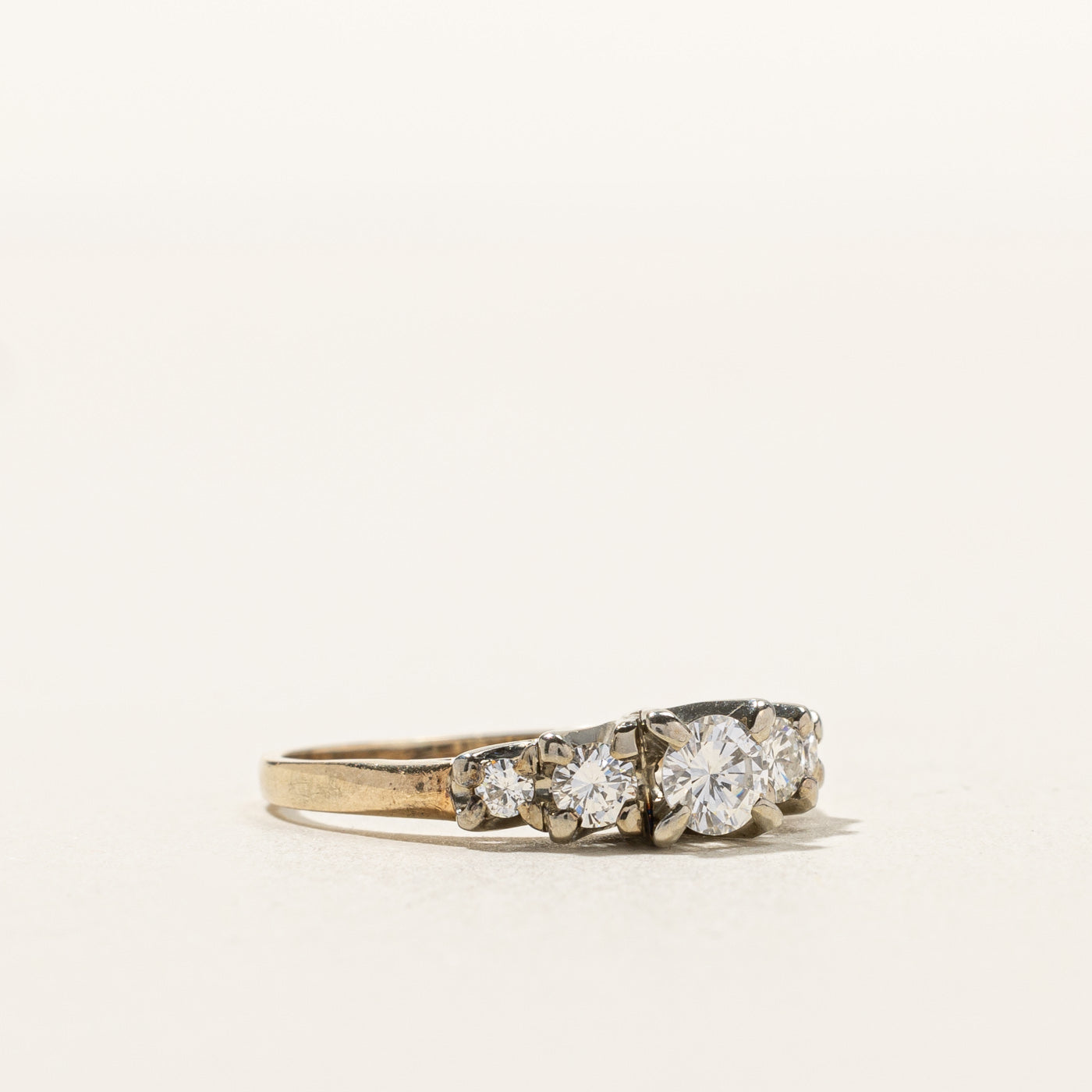 0.43ctw Five Stone Diamond Ring - Size 5 | Elegant Wedding Band, Anniversary Gift for Her | Perfect for Engagement, Proposal & Special Occasions