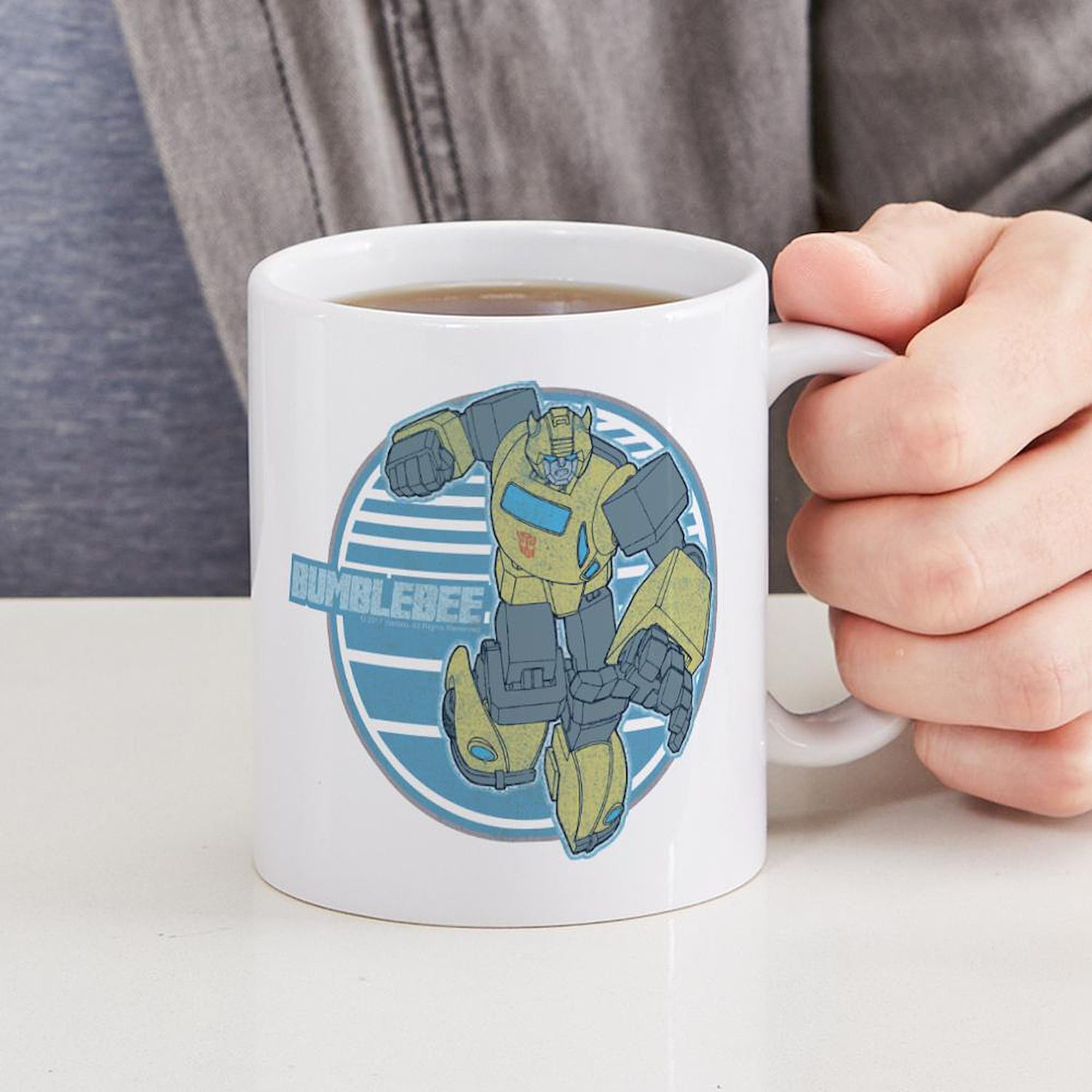 Bumblebee Coffee Mug 11 oz (325 ml) - Ceramic Tea Cup with Handle - Perfect for Hot Drinks, Office Use, and Gift Giving