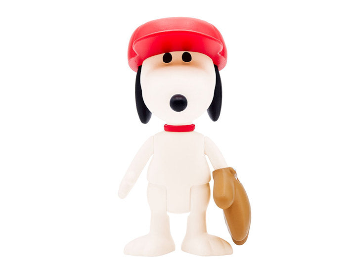 Peanuts ReAction Baseball Snoopy Action Figure - Collectible Peanuts Character for Sports Fans & Decor