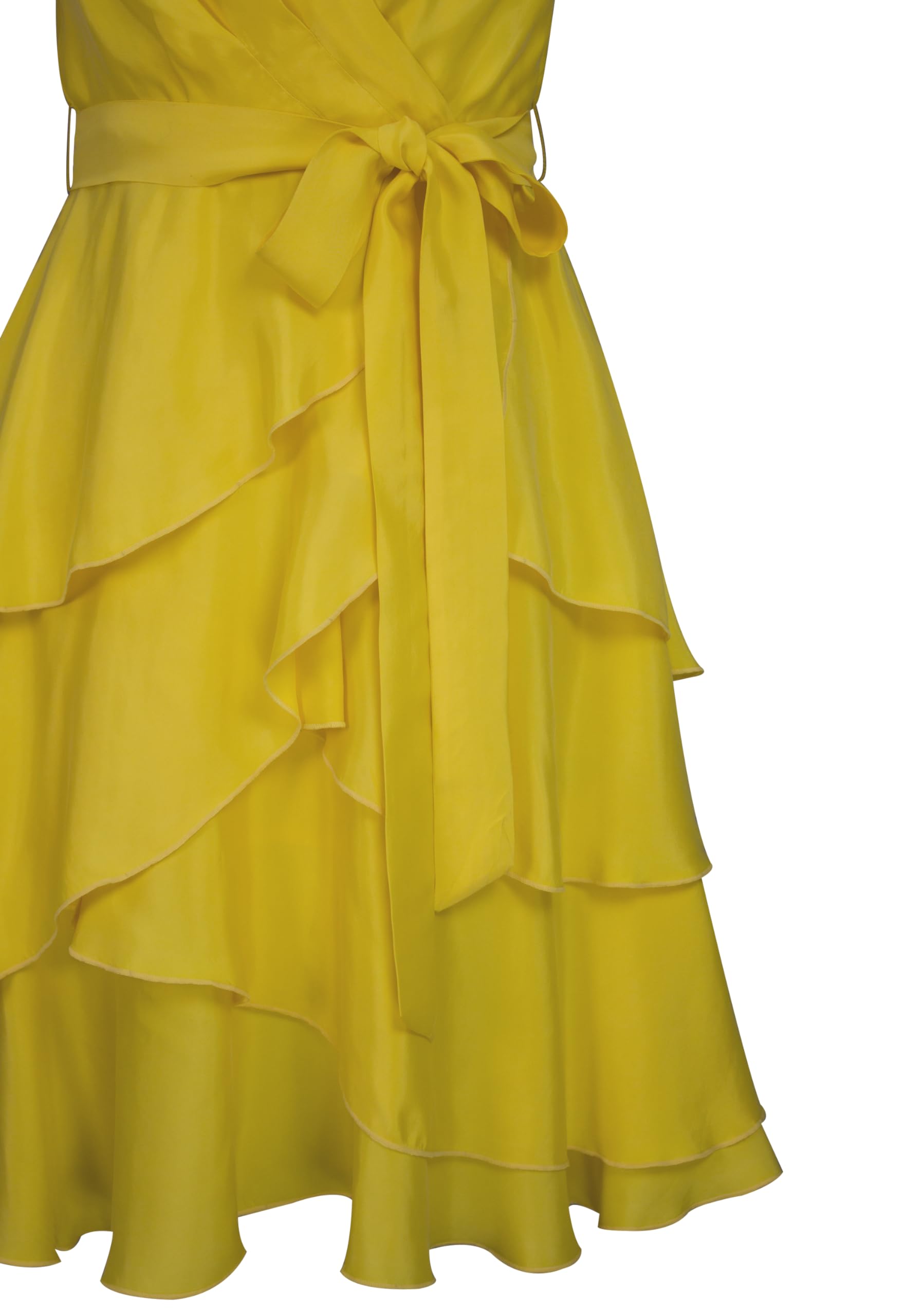 CHIC STAR Women's Cupro Layered Dress - Elegant Flowy Midi Dress for Casual & Party Wear | Perfect for Office, Date Night & Summer Outfits