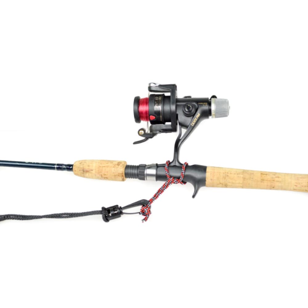 YakGear PL40 UniLeash Basic 1 Leash Combo for Kayak Paddles and Fishing Rods - Secure Gear for Kayaking, Canoeing & Fishing Adventures