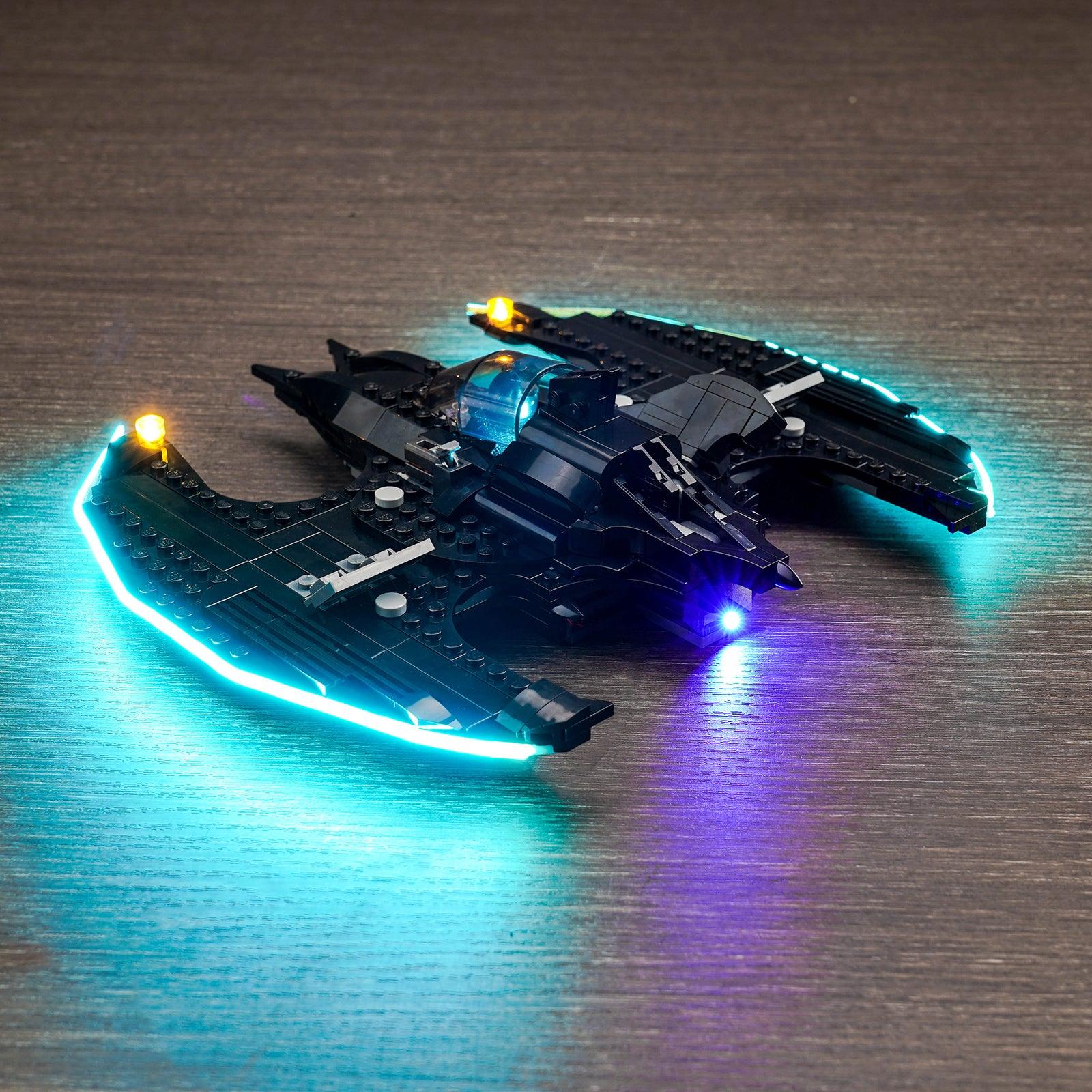 LEGO Batwing 76265 LED Light Kit - Batman vs. The Joker Building Set Accessories | Enhance Your DC Superhero Display & Nighttime Decor