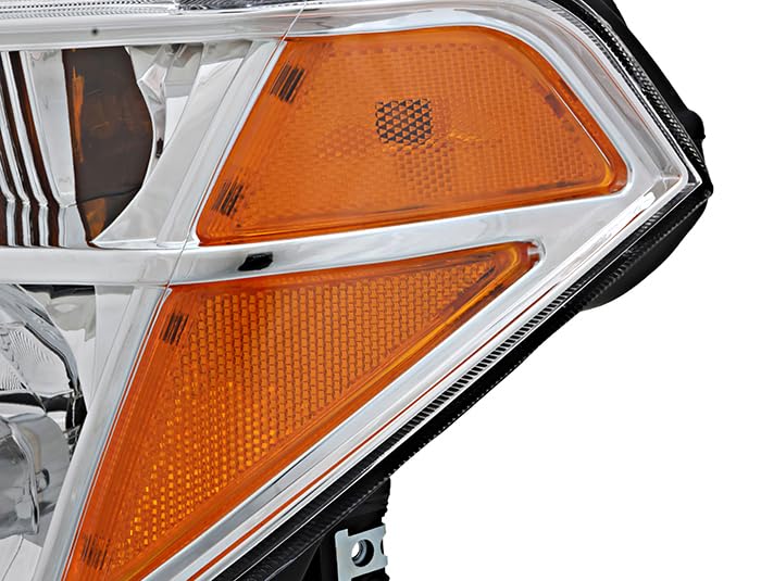 2005-2008 Nissan Frontier & 2005-2007 Pathfinder Replacement Headlight Assembly Set - Halogen Headlights for Driver & Passenger Side - Durable & Bright for Night Driving, Off-Road Adventures & Daily Commute