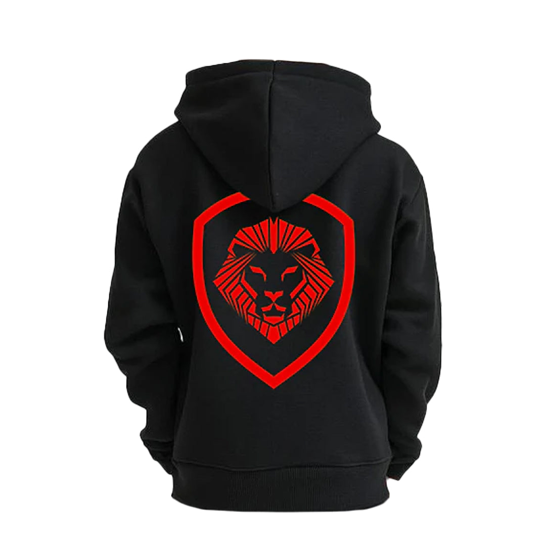 Premium Kids' Red Lion Pullover Hoodie - Soft & Comfortable for Boys & Girls - Perfect for School, Play & Outdoor Activities