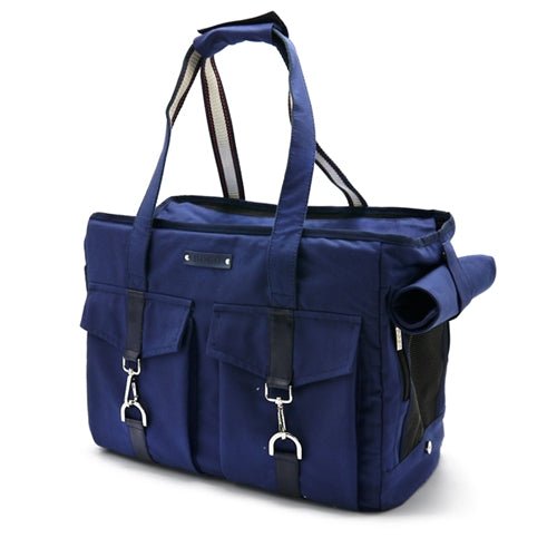 Premium Buckle Tote Bag V2 - Stylish Navy Blue Shoulder Bag for Women | Perfect for Work, Travel & Shopping | Durable & Fashionable Handbag
