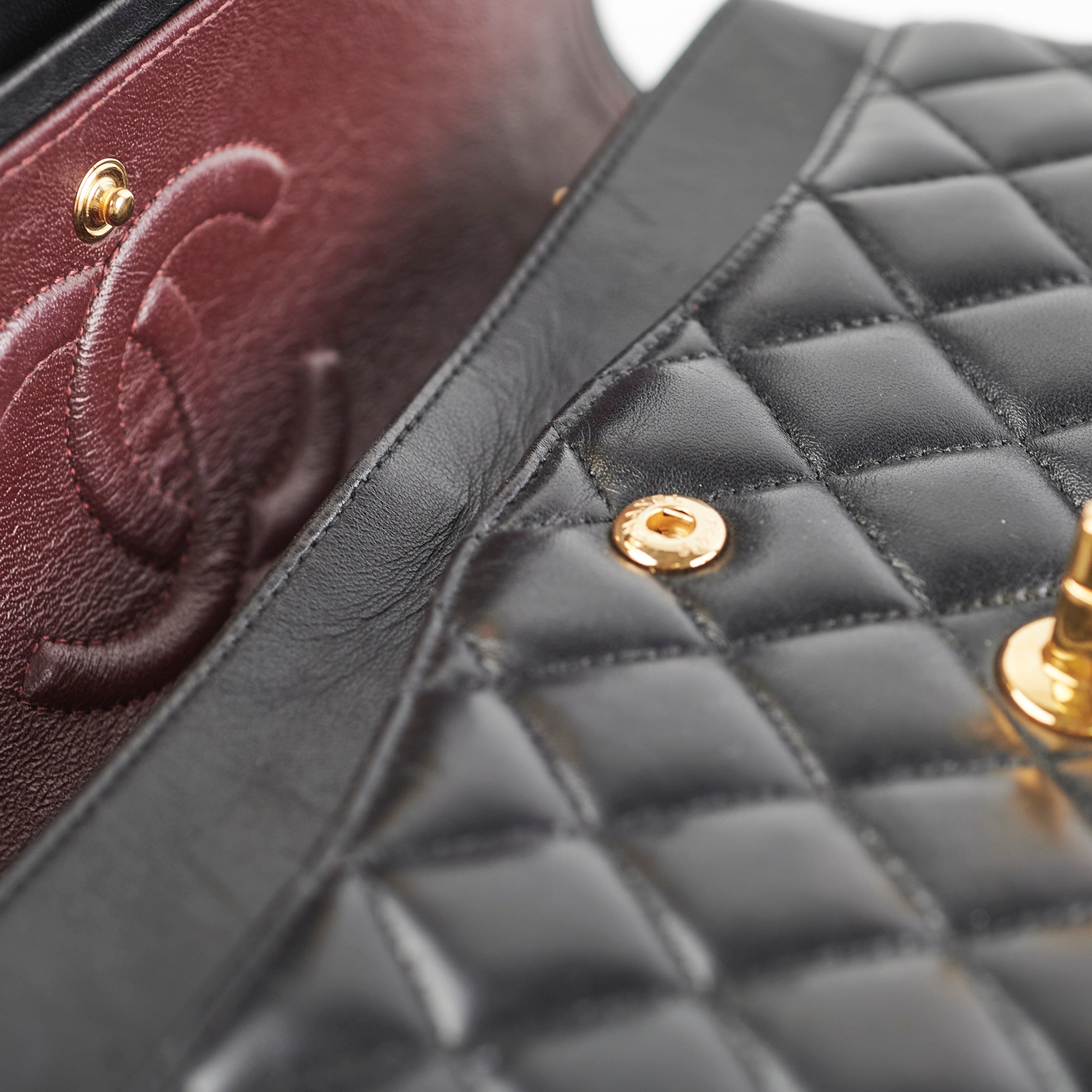 Chanel Classic Double Flap Bag Medium/Large Size - Timeless Black Leather Handbag for Women | Perfect for Work, Evening Events & Luxury Gift Giving