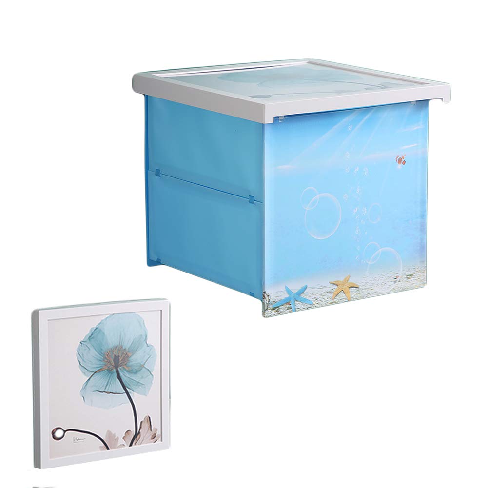 MNSSRN Folding Mural Storage Cabinet - Creative Multifunctional Waterproof Bathroom Organizer with Hidden Clothes Rack | Space-Saving Solution for Small Bathrooms, Laundry Rooms & Closets | Moisture-Proof Storage for Towels, Toiletries & Cleaning Supplies