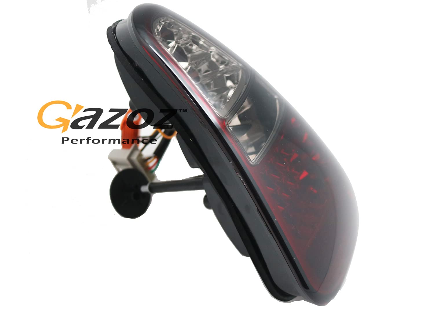 Smoked LED Tail Lights Rear Lamps with Reverse Light - Compatible with 2004-2008 Mini Cooper R50 R52 R53 Models | Enhanced Visibility & Style for Night Driving & Car Customization