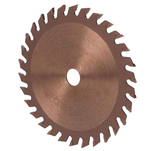 Bronze Cemented Carbide Metal & Plastic Cutting Disc - 36T Teeth for Woodworking & Power Tools | Durable & High-Performance for DIY Projects, Home Renovation & Professional Use