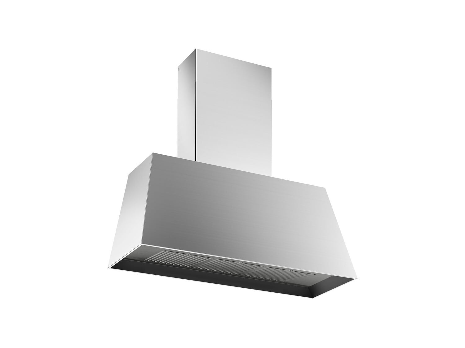 Bertazzoni KMC36X 36-Inch Stainless Steel Contemporary Range Hood - 600 CFM Powerful Ventilation for Modern Kitchens - Perfect for Open Concept Homes & Gourmet Cooking