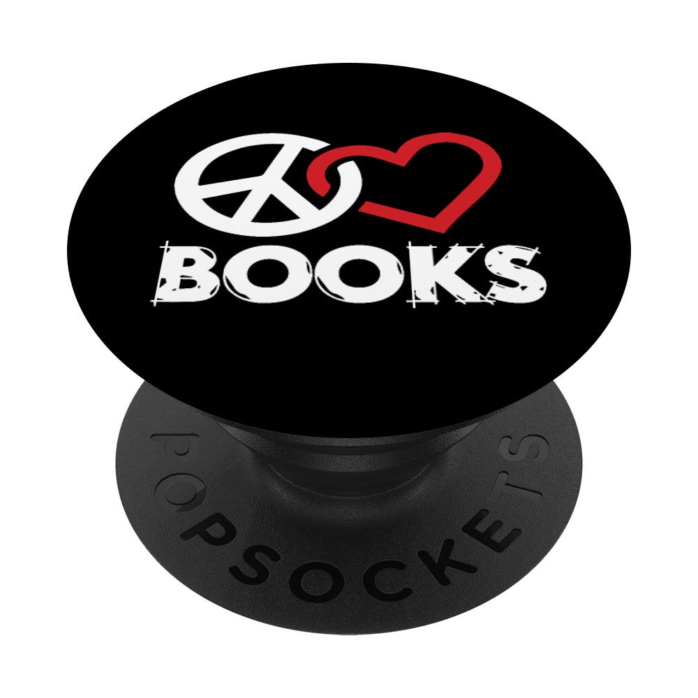 Peace Love Books - Best Gifts for Book Lovers & Reading Enthusiasts | Perfect for Book Clubs, Birthday Presents & Cozy Reading Nooks