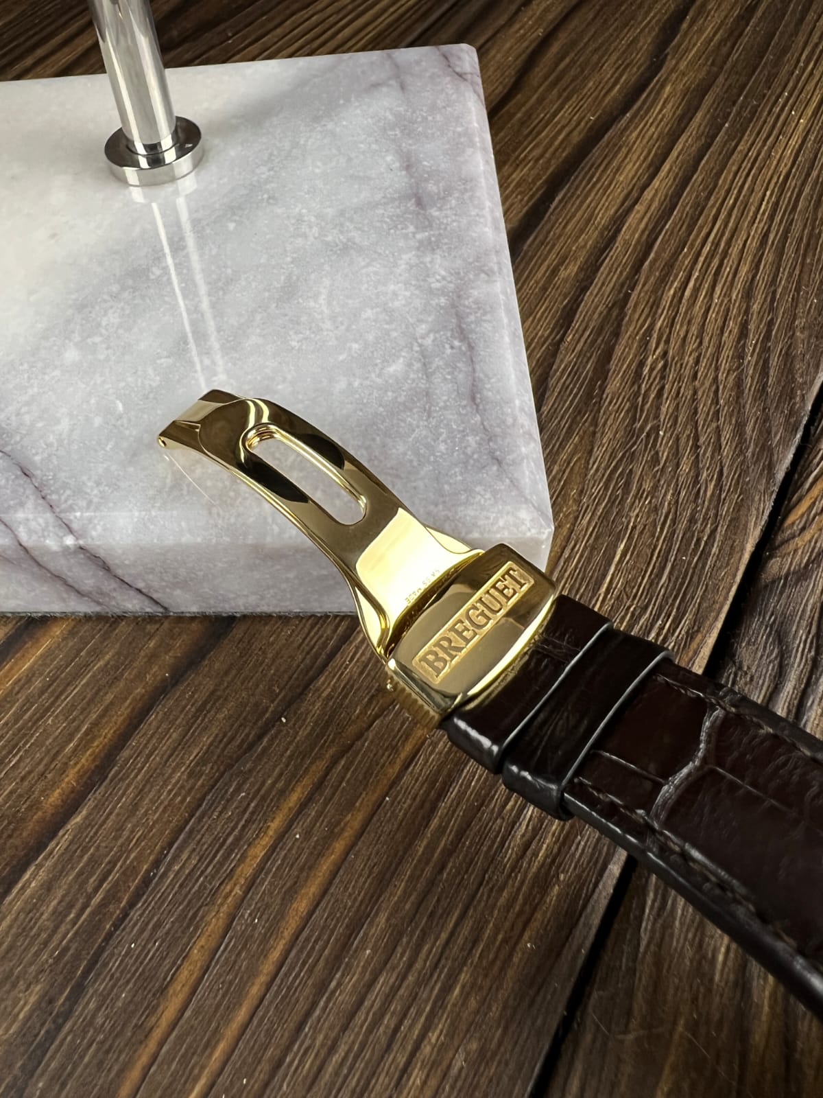 Breguet Marine Hora Mundi 18K Yellow Gold Men's Watch - 24 Time Zones World Time Luxury Timepiece for Business Travelers & Global Professionals