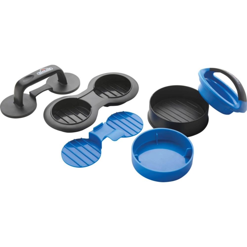 Napoleon 70060 Gourmet Burger Press Kit - Stainless Steel Hamburger Patty Maker for BBQ, Grilling & Outdoor Cooking - Perfect for Backyard Parties, Camping & Picnics