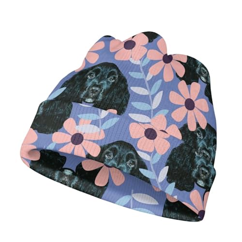 Floral Dachshund Dog