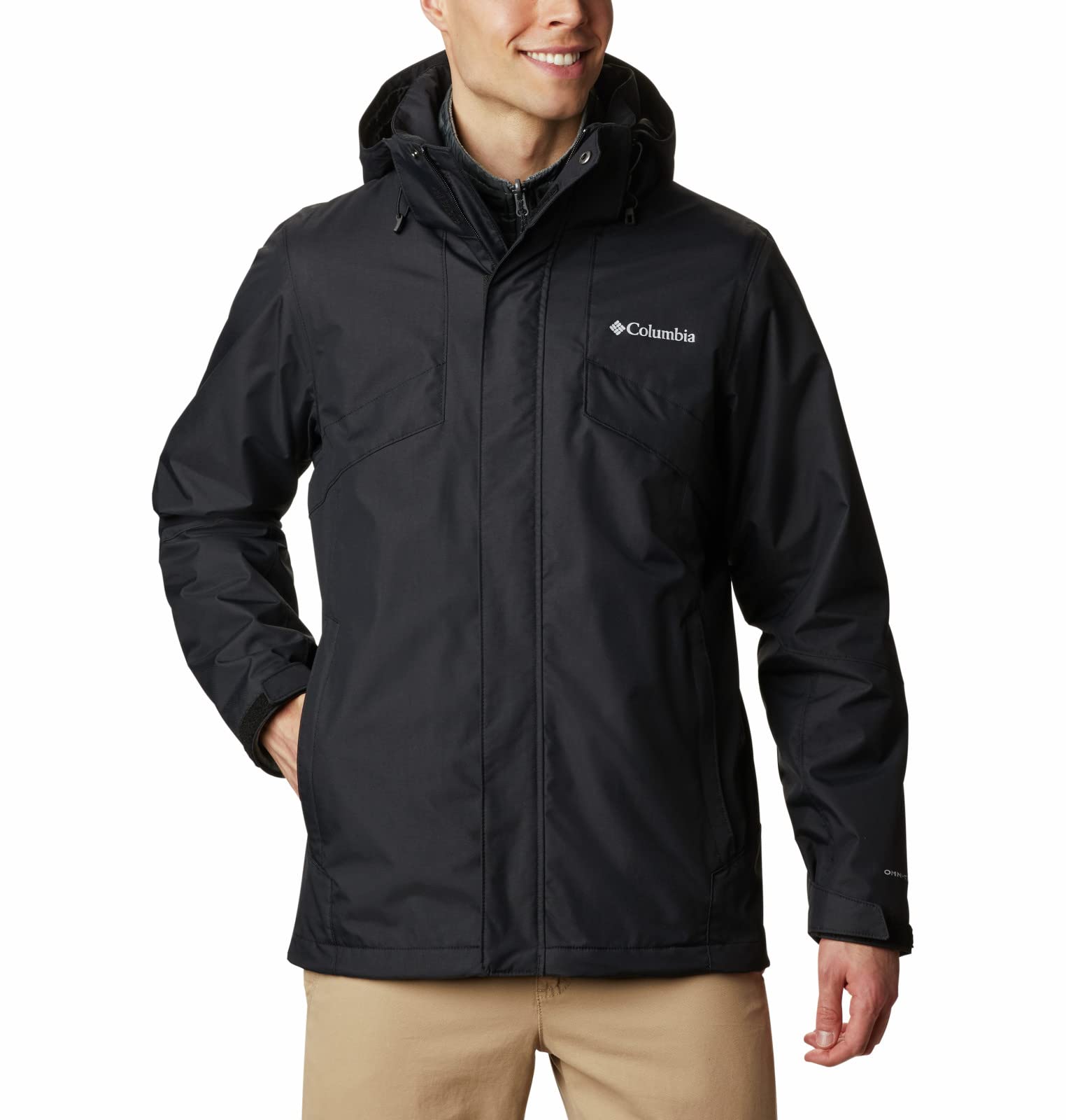 Columbia Men's Bugaboo II Fleece Interchange Jacket - Waterproof Winter Coat for Hiking, Camping & Outdoor Adventures