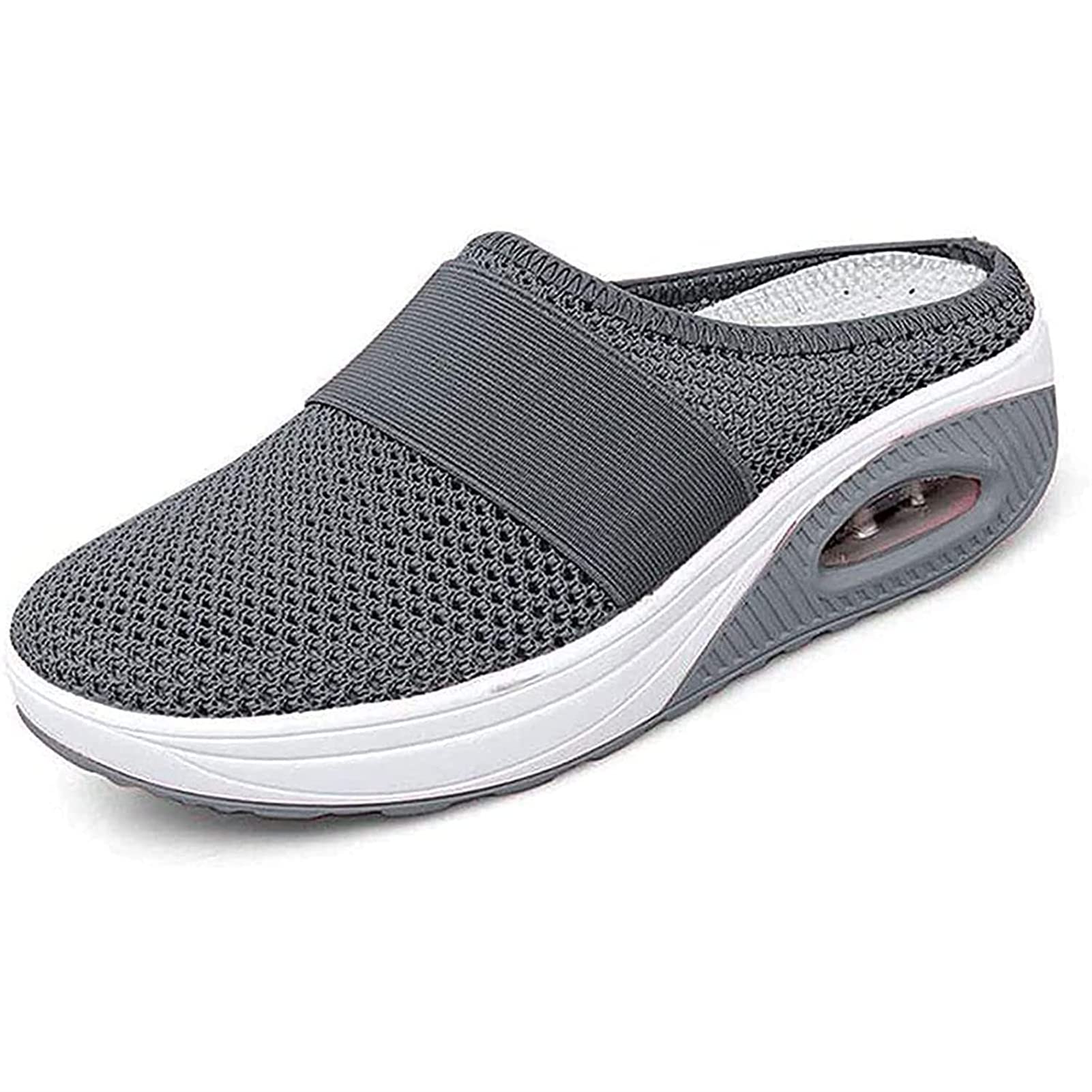 VJQB Women's Air Cushion Slip-On Walking Shoes - Comfortable Orthopedic Diabetic Sneakers for Women | Perfect for Walking, Travel & Everyday Wear