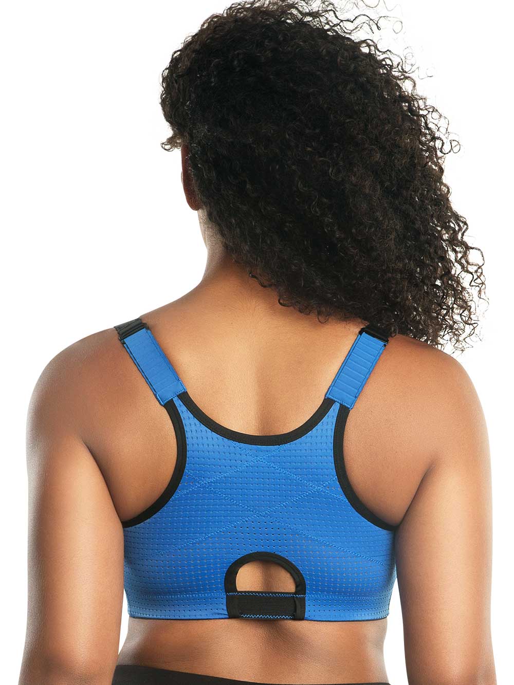 Wire-Free Zip Front Sports Bra for Women - Comfortable & Supportive Workout Bra for Running, Yoga & Gym