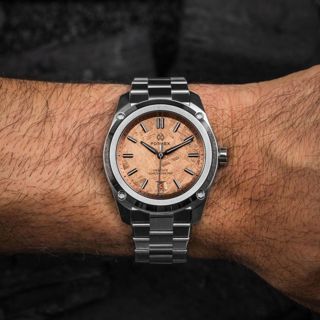Formex Essence ThirtyNine Chronometer Watch - COSC Certified Swiss Automatic Movement, Space Gold & Steel Special Edition - Luxury Timepiece for Men, Perfect for Business, Gifting & Special Occasions
