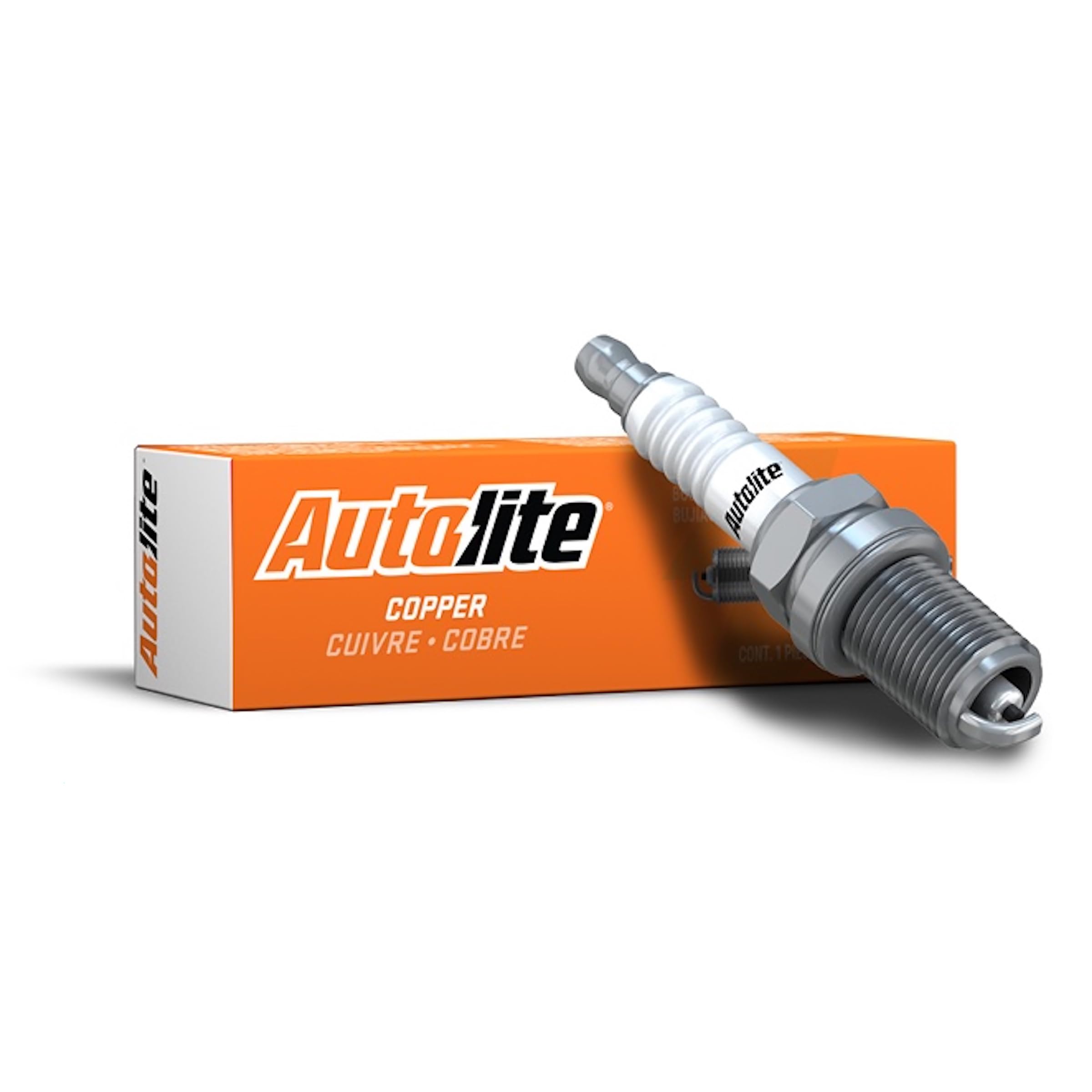 Autolite 3095 Copper Core Spark Plug - Non-Resistor Automotive Replacement (1 Pack) for Improved Engine Performance in Cars, Trucks & SUVs