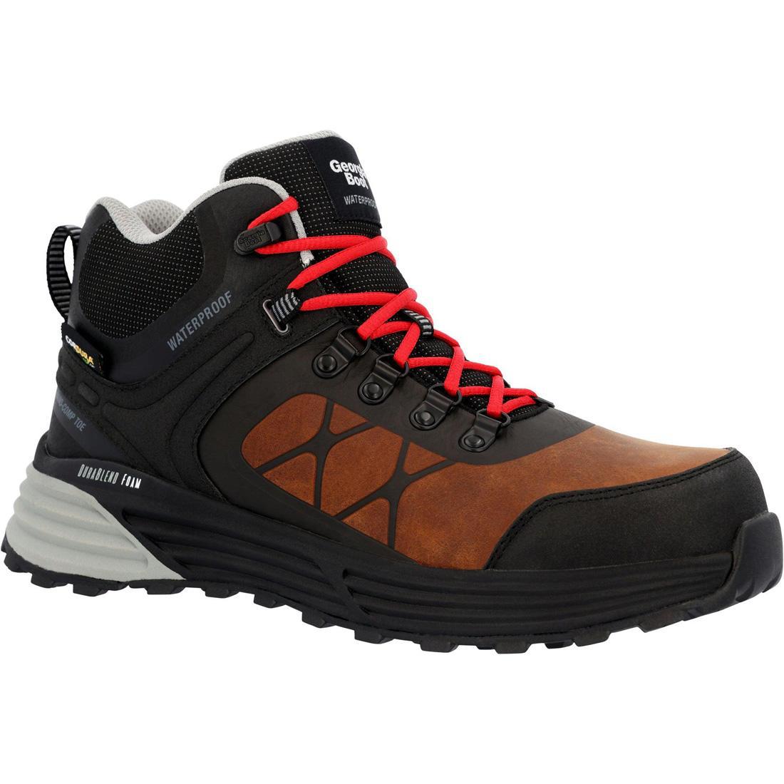 DuraBlend Sport Composite Toe Waterproof Work Boots for Men - Lightweight Safety Hiking Shoes for Construction, Outdoor Work & Winter Use
