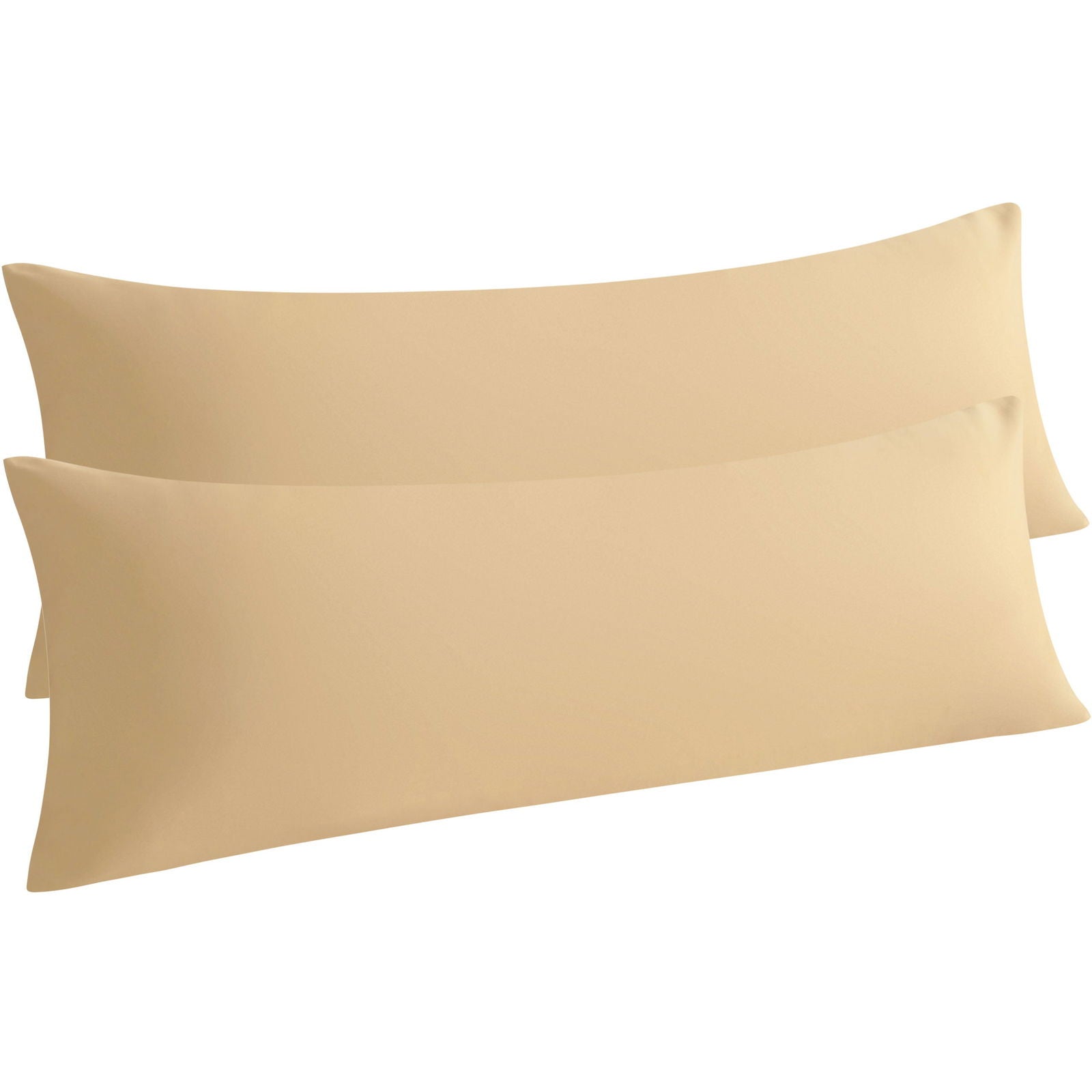 NTBAY 2 Pack Microfiber Body Pillowcase - Ultra Soft, Hypoallergenic & Wrinkle-Free Pillow Cover for Adults - Perfect for Sleeping, Lounging & Pregnancy Support