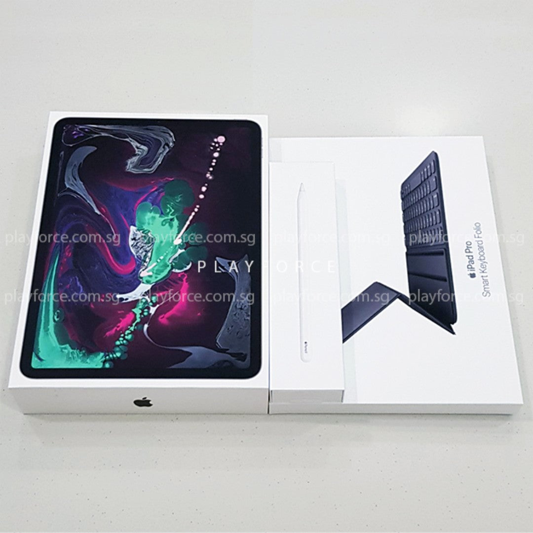 Apple iPad Pro 11-inch 3rd Generation (256GB, Wi-Fi + Cellular, Space Gray) - Powerful Tablet for Work, Study & Entertainment
