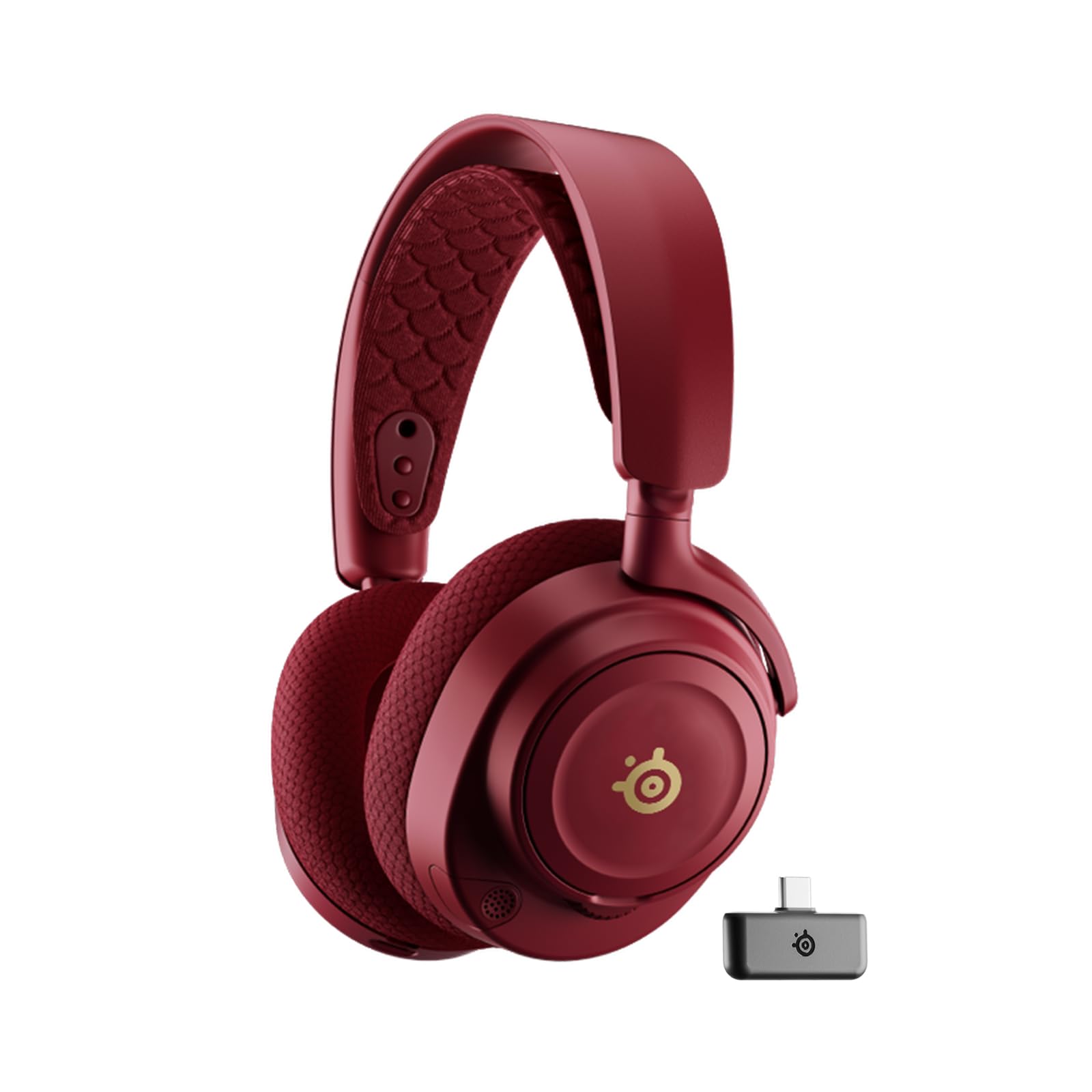 SteelSeries Arctis Nova 7 Wireless Gaming Headset - Dragon Edition with 2 Speaker Plates | Dual Wireless 2.4GHz & Bluetooth | 38-Hour Battery | Multi-Platform for PC, PS5, Mac, Switch & Mobile | Perfect for Competitive Gaming & Streaming