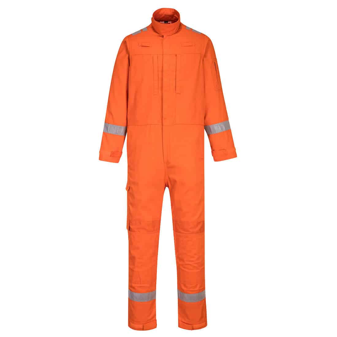 Portwest FR501 Bizflame Plus Stretch Panelled Flame Resistant Coverall - Workwear for Construction, Welding & Industrial Safety